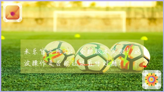 米乐官方网站：全新版本实测！这波操作是否能让你直呼过瘾？