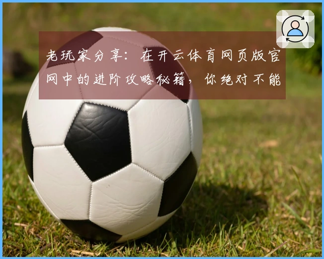 老玩家分享：在开云体育网页版官网中的进阶攻略秘籍，你绝对不能错过！